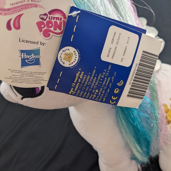 NWT Build A Bear My Little Pony Celestia 16" Stuffed Animal Unicorn Pegasus - Picture 14 of 16